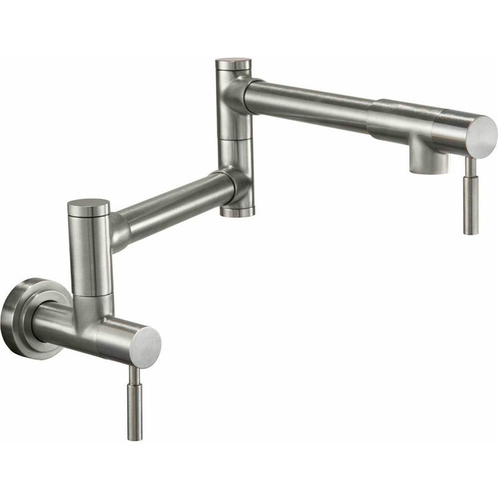 California Faucets Pot Filler Dual Handle Wall Mount Contemporary