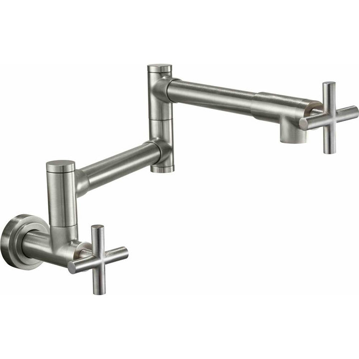 California Faucets Pot Filler Dual Handle Wall Mount Contemporary