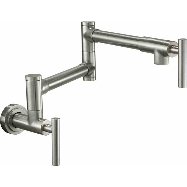 California Faucets Pot Filler Dual Handle Wall Mount Contemporary