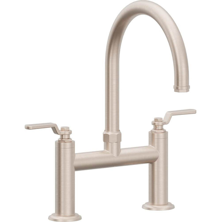 California Faucets Bridge Kitchen Faucet Arc Spout