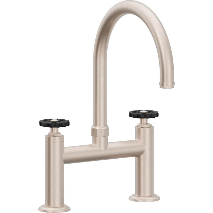 California Faucets Bridge Kitchen Faucet Arc Spout