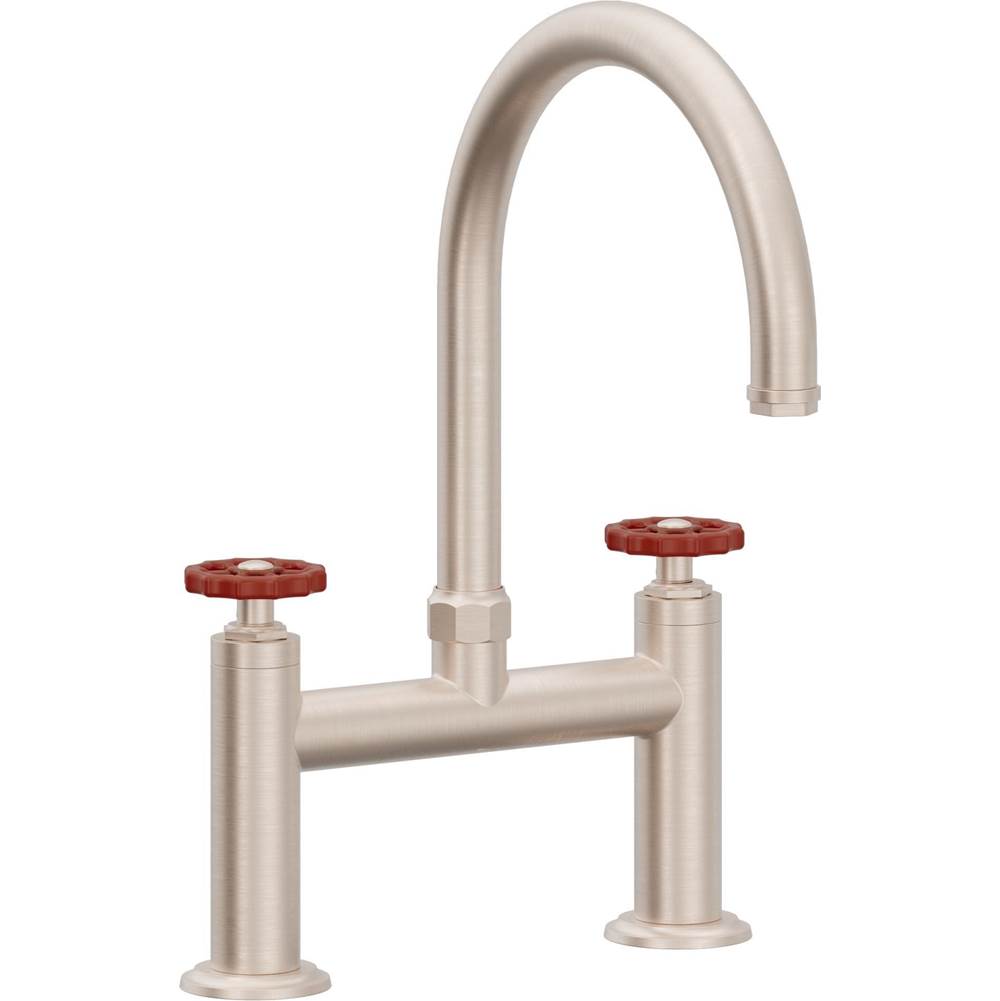 California Faucets Bridge Kitchen Faucet Arc Spout