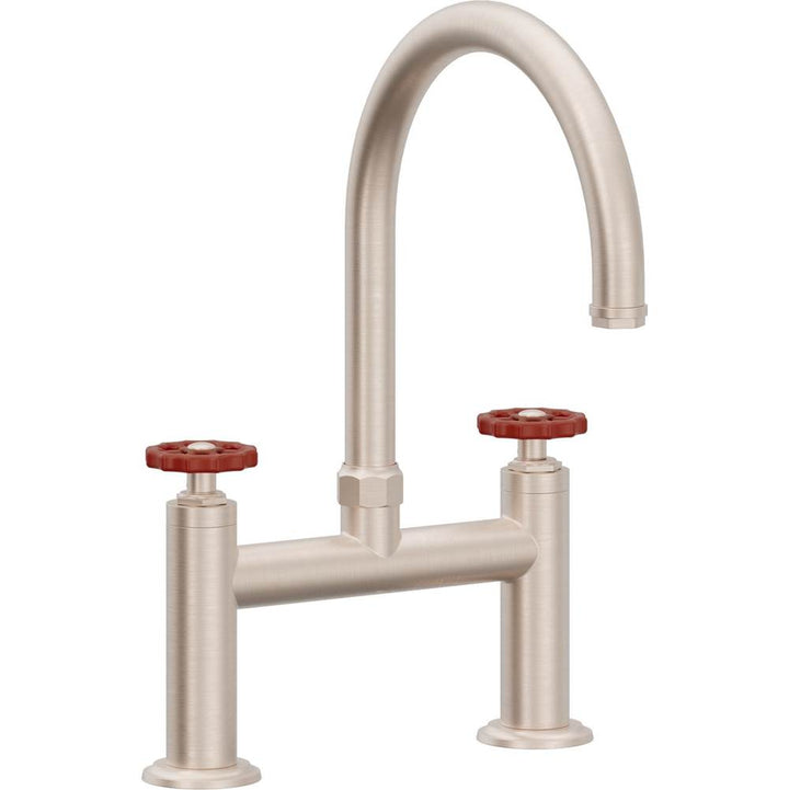 California Faucets Bridge Kitchen Faucet Arc Spout