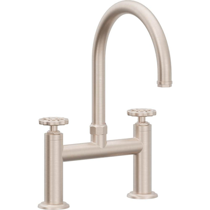 California Faucets Bridge Kitchen Faucet Arc Spout