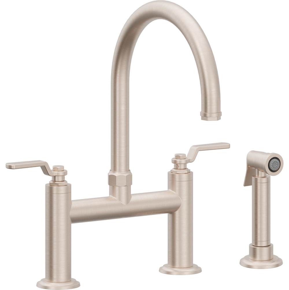 California Faucets Bridge Kitchen Faucet Arc Spout
