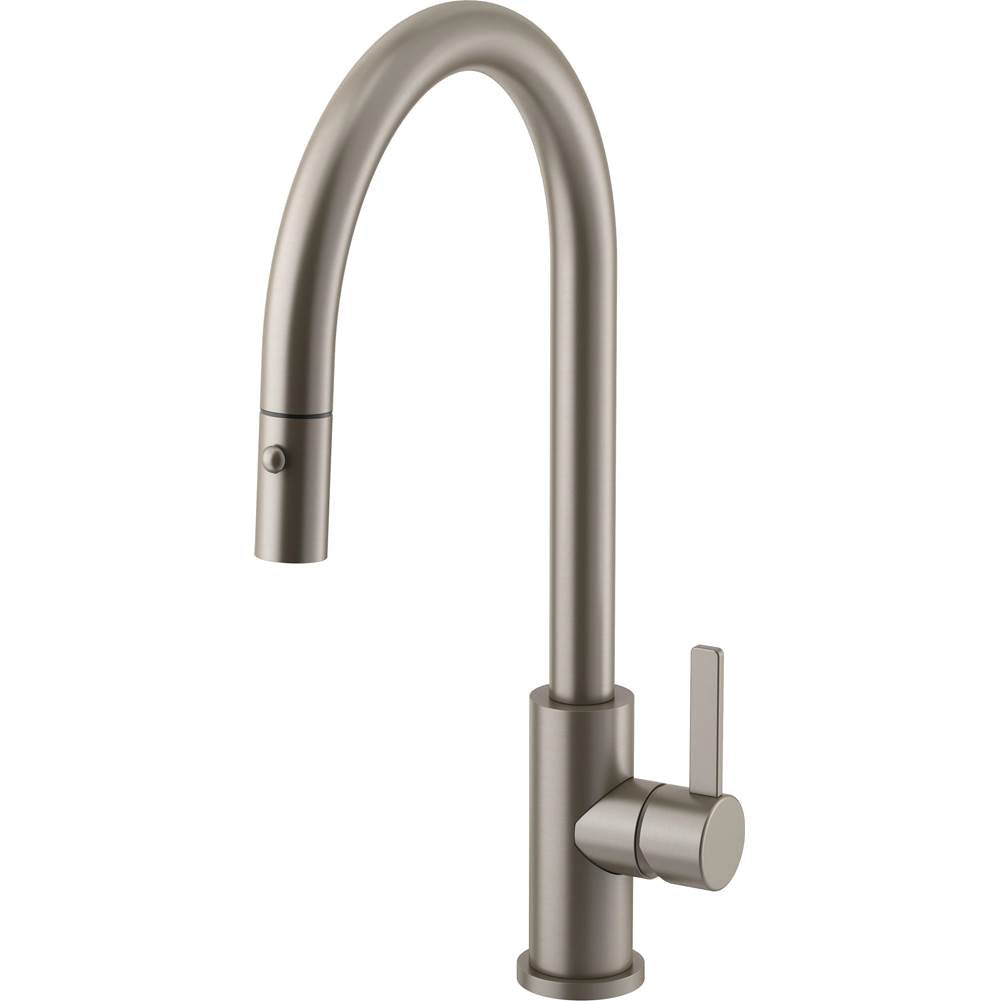 California Faucets Coto Pull-Down Kitchen Faucet with Button Sprayer