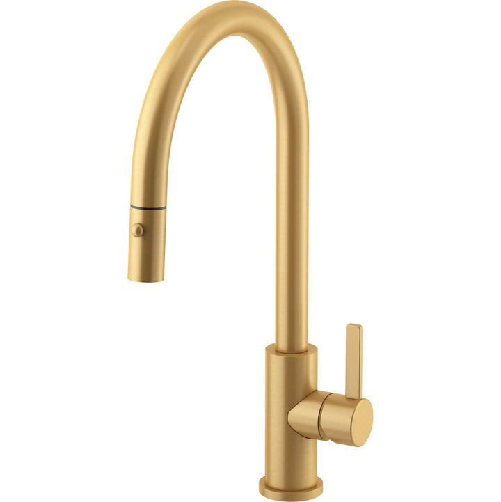 California Faucets Coto Pull-Down Kitchen Faucet with Button Sprayer