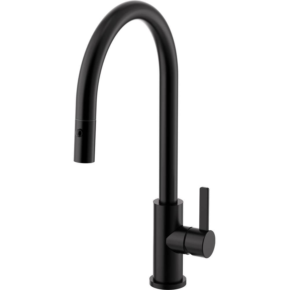 California Faucets Coto Pull-Down Kitchen Faucet with Button Sprayer