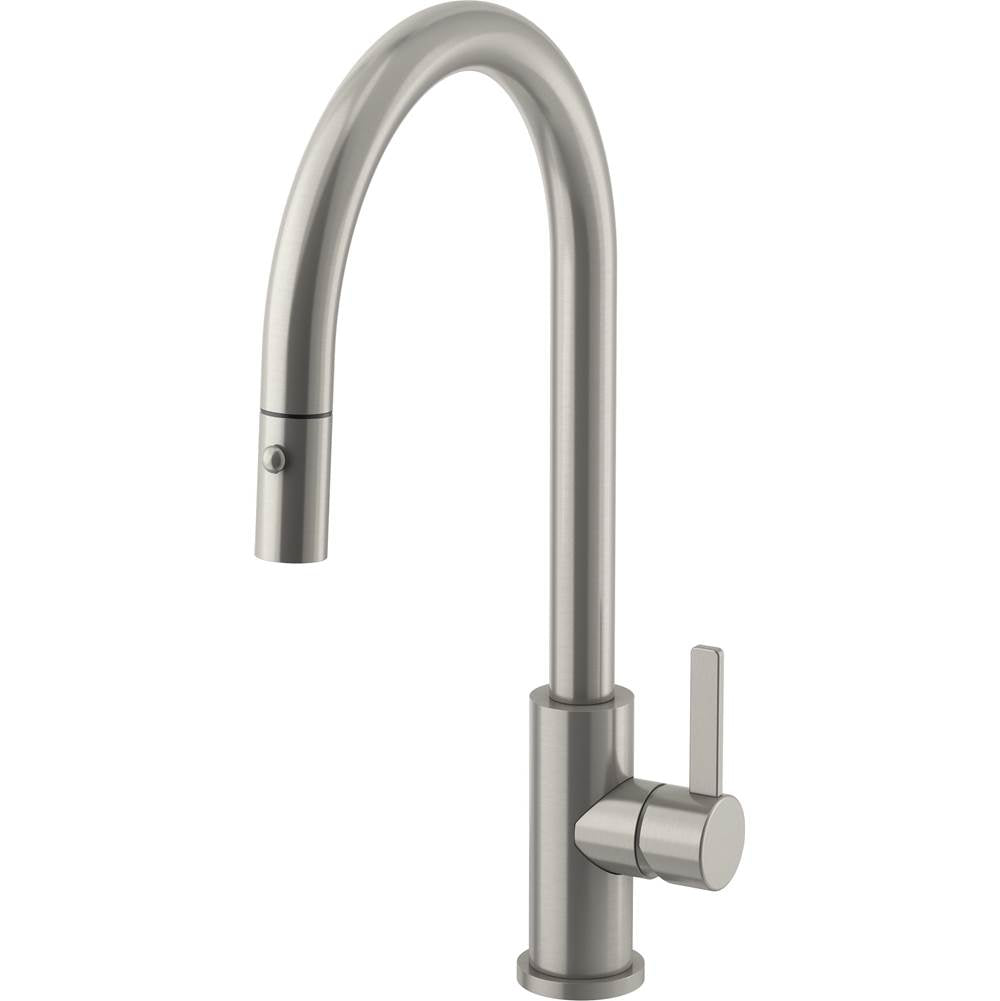 California Faucets Coto Pull-Down Kitchen Faucet with Button Sprayer