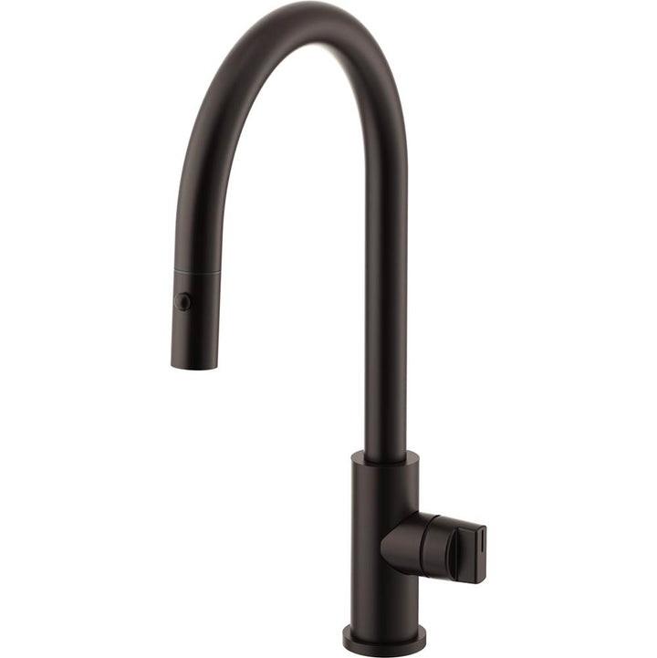 California Faucets Coto Pull-Down Kitchen Faucet with Button Sprayer