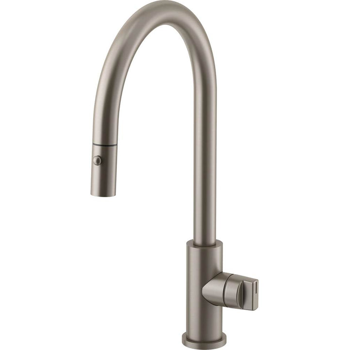 California Faucets Coto Pull-Down Kitchen Faucet with Button Sprayer