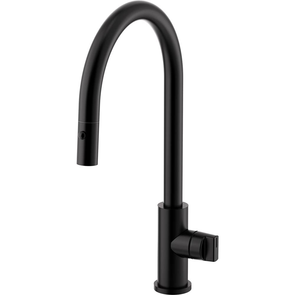California Faucets Coto Pull-Down Kitchen Faucet with Button Sprayer
