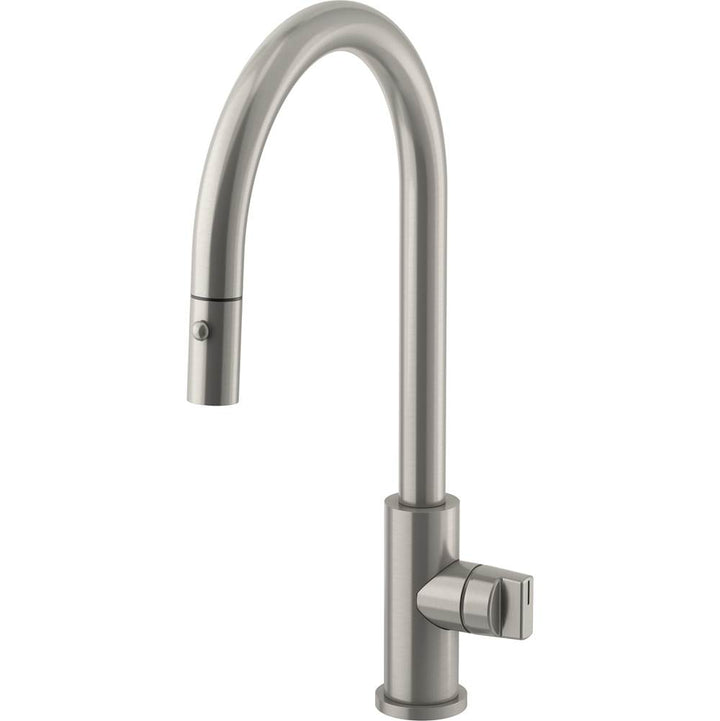 California Faucets Coto Pull-Down Kitchen Faucet with Button Sprayer