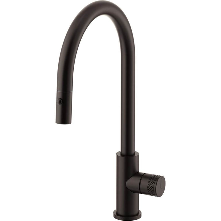 California Faucets Coto Pull-Down Kitchen Faucet with Button Sprayer