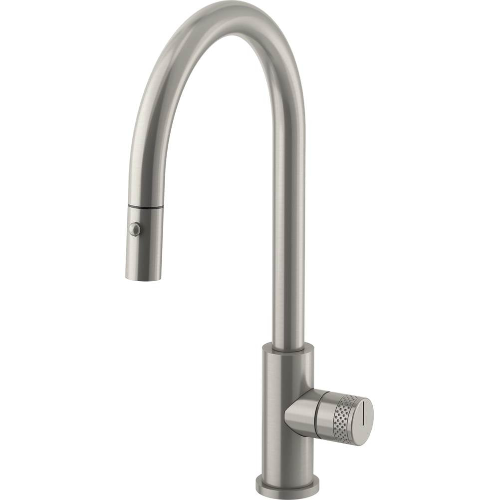 California Faucets Coto Pull-Down Kitchen Faucet with Button Sprayer