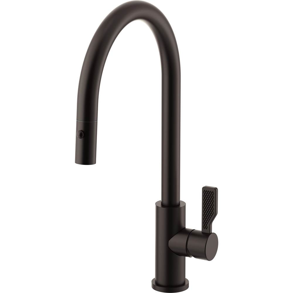 California Faucets Coto Pull-Down Kitchen Faucet with Button Sprayer