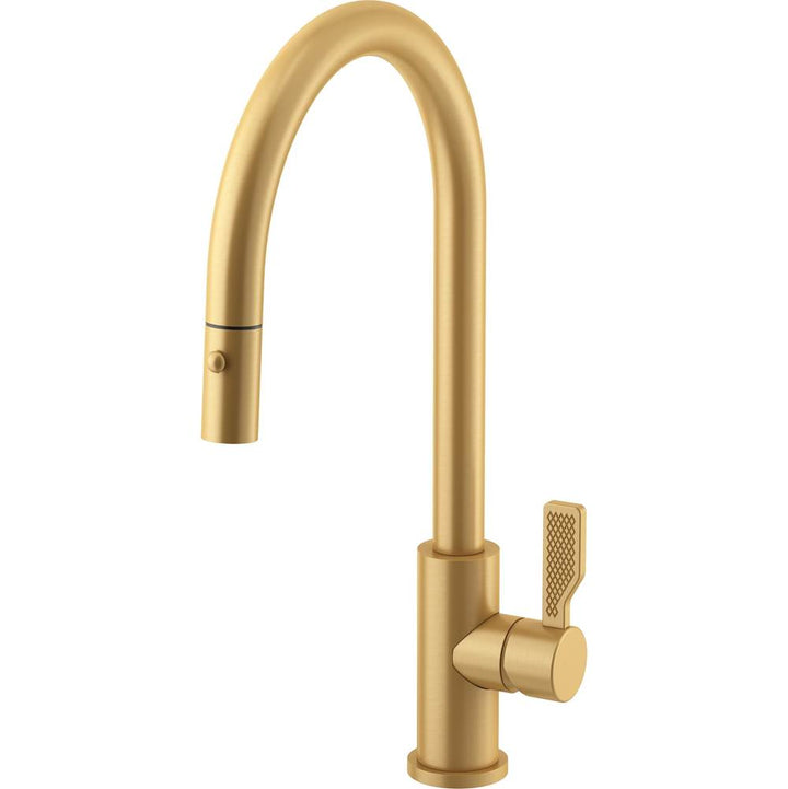California Faucets Coto Pull-Down Kitchen Faucet with Button Sprayer
