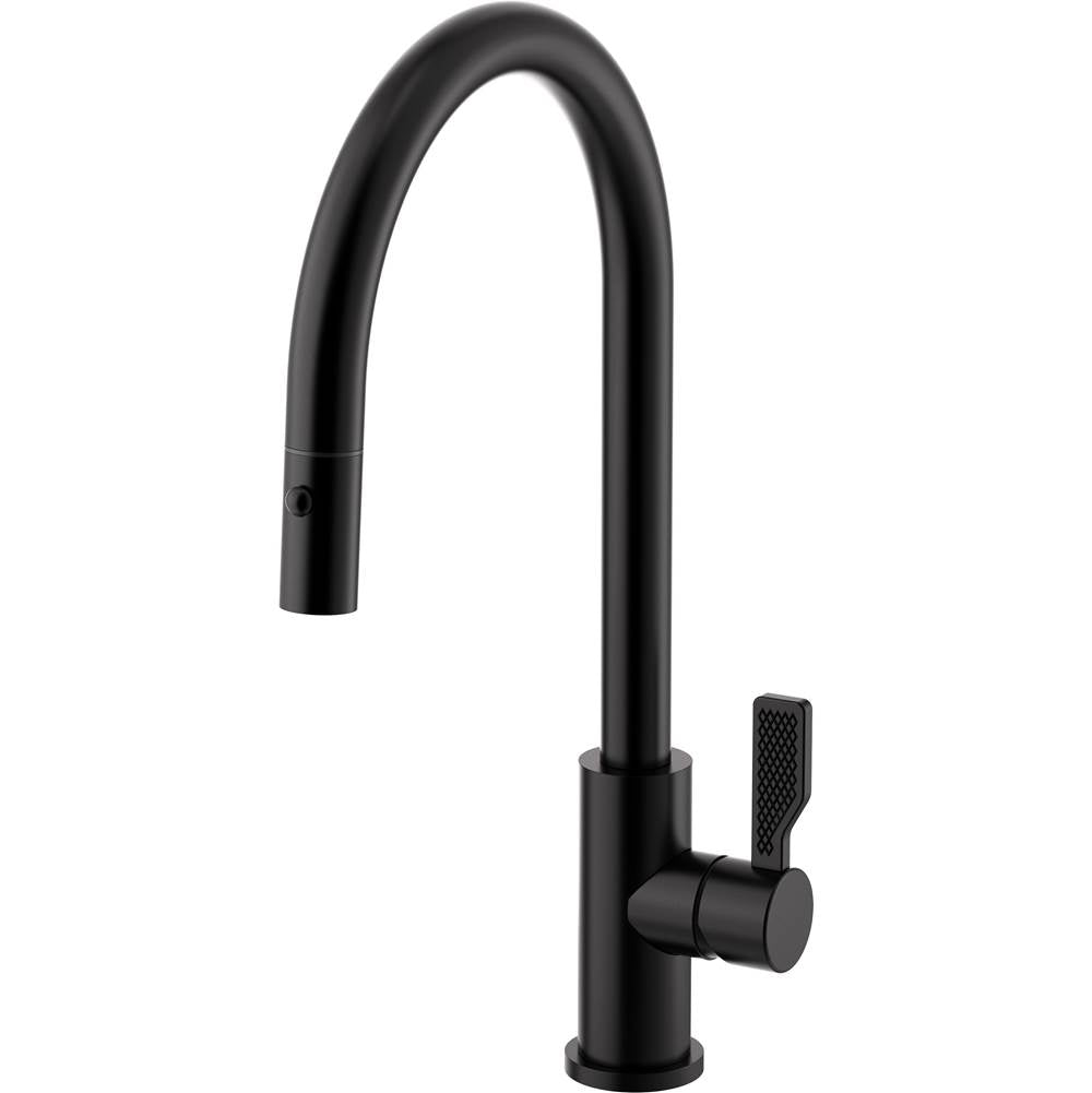 California Faucets Coto Pull-Down Kitchen Faucet with Button Sprayer