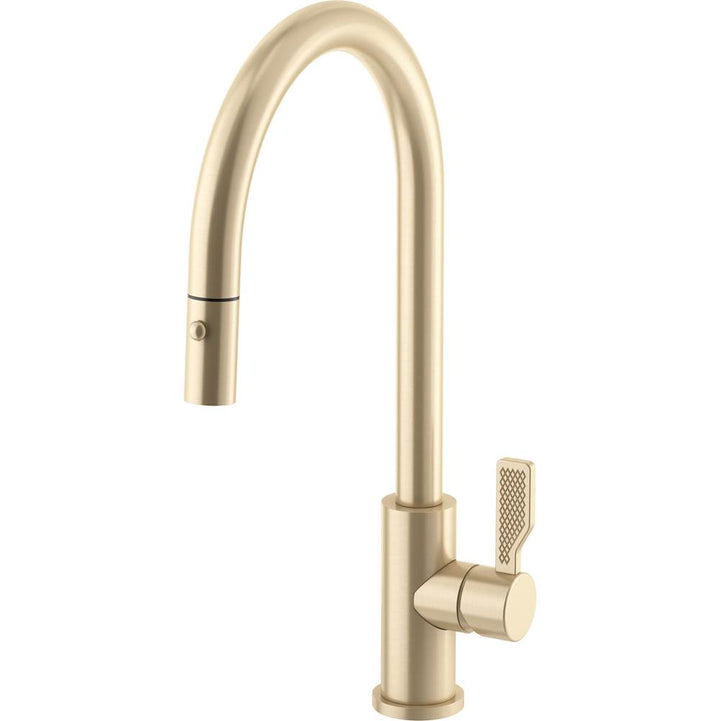 California Faucets Coto Pull-Down Kitchen Faucet with Button Sprayer