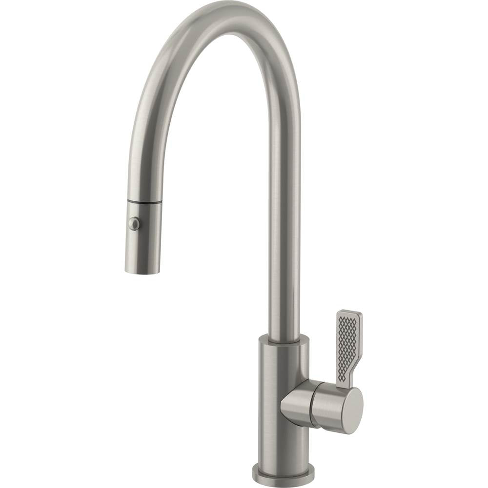 California Faucets Coto Pull-Down Kitchen Faucet with Button Sprayer