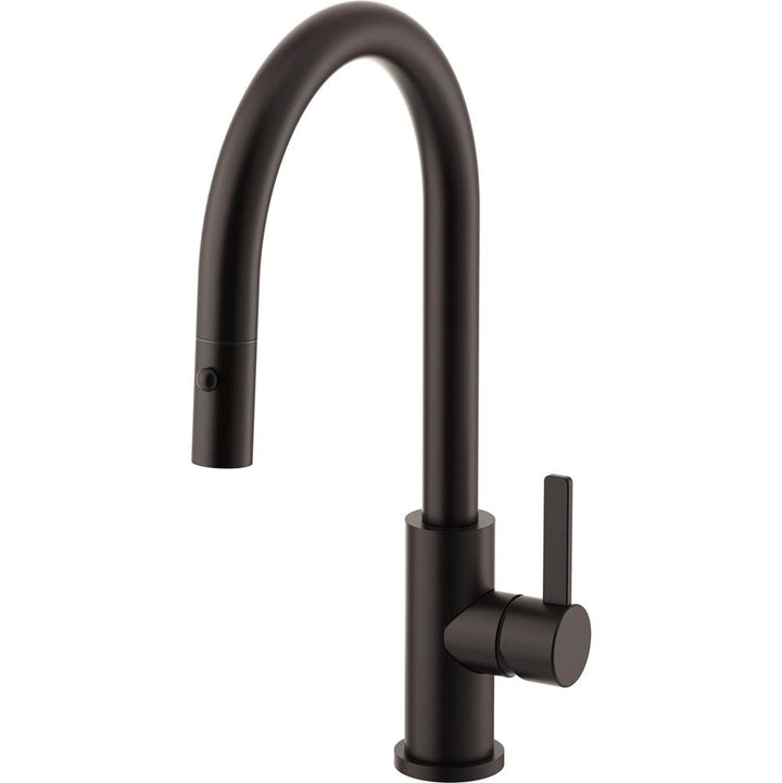 California Faucets Coto Pull-Down Kitchen Faucet with Button Sprayer