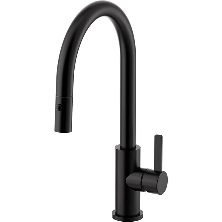 California Faucets Coto Pull-Down Kitchen Faucet with Button Sprayer