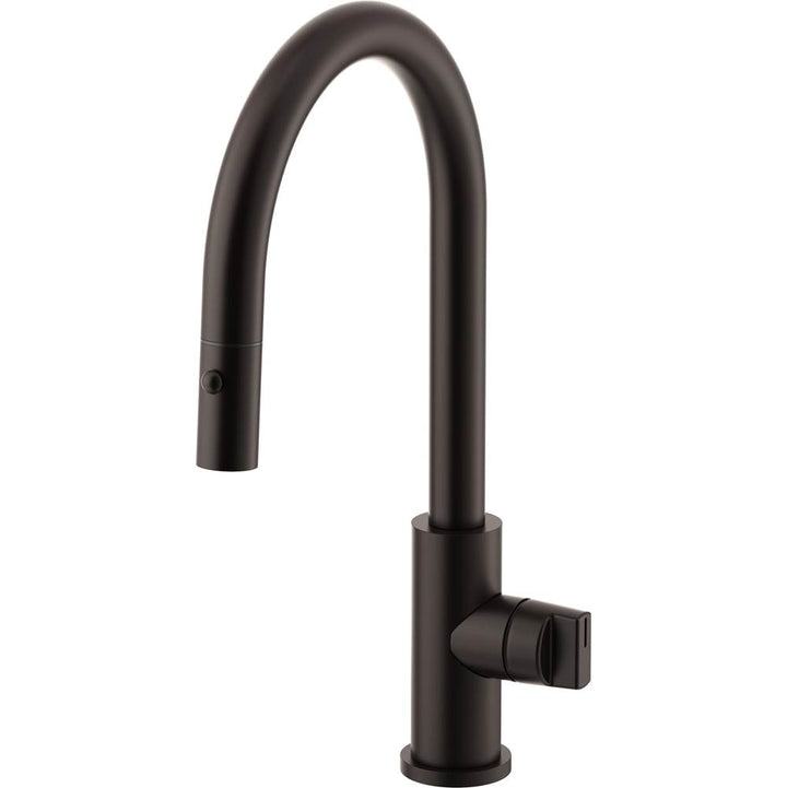 California Faucets Coto Pull-Down Kitchen Faucet with Button Sprayer