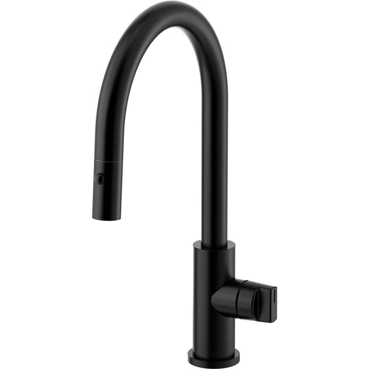 California Faucets Coto Pull-Down Kitchen Faucet with Button Sprayer