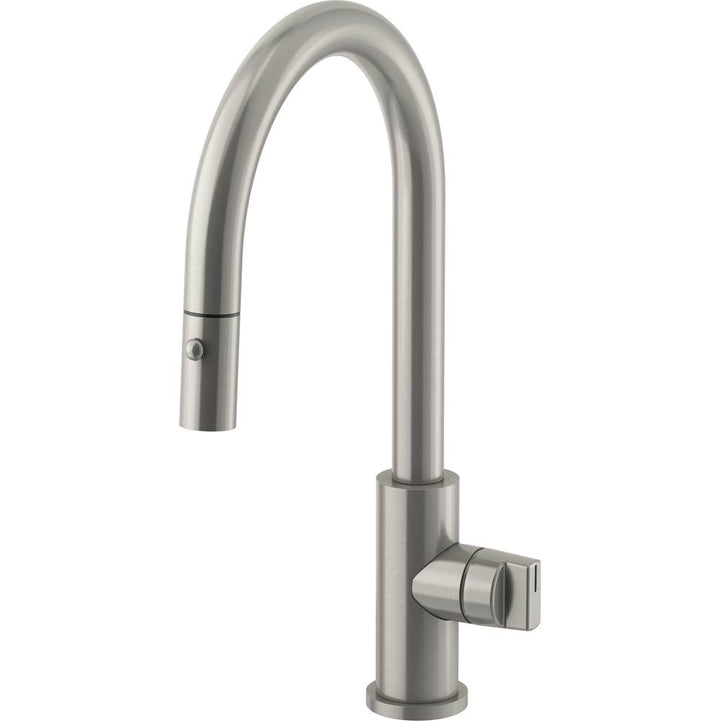 California Faucets Coto Pull-Down Kitchen Faucet with Button Sprayer