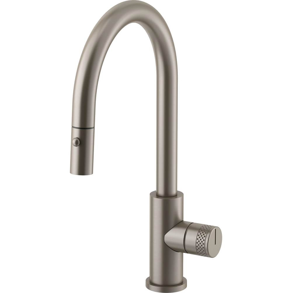California Faucets Coto Pull-Down Kitchen Faucet with Button Sprayer