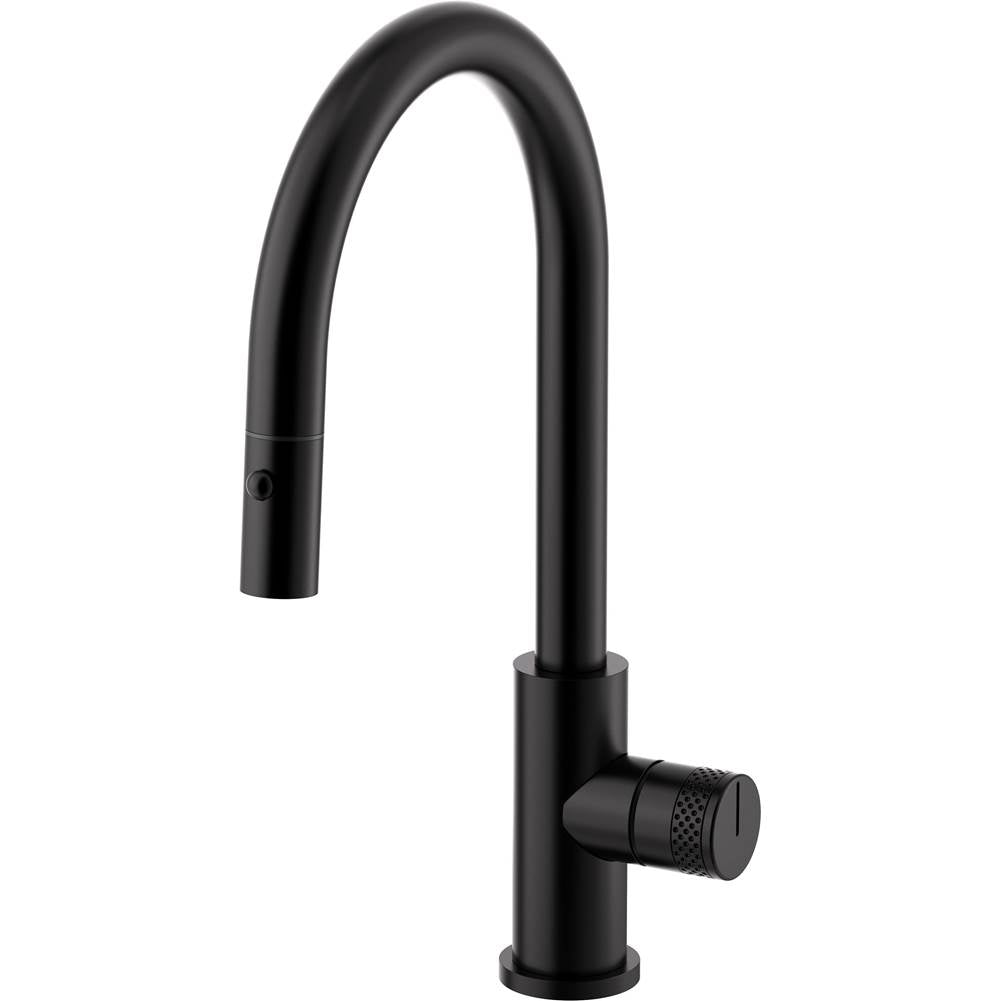 California Faucets Coto Pull-Down Kitchen Faucet with Button Sprayer