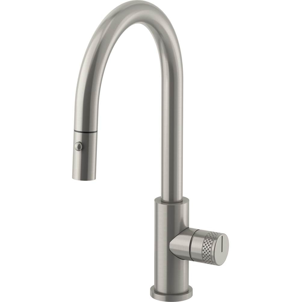 California Faucets Coto Pull-Down Kitchen Faucet with Button Sprayer