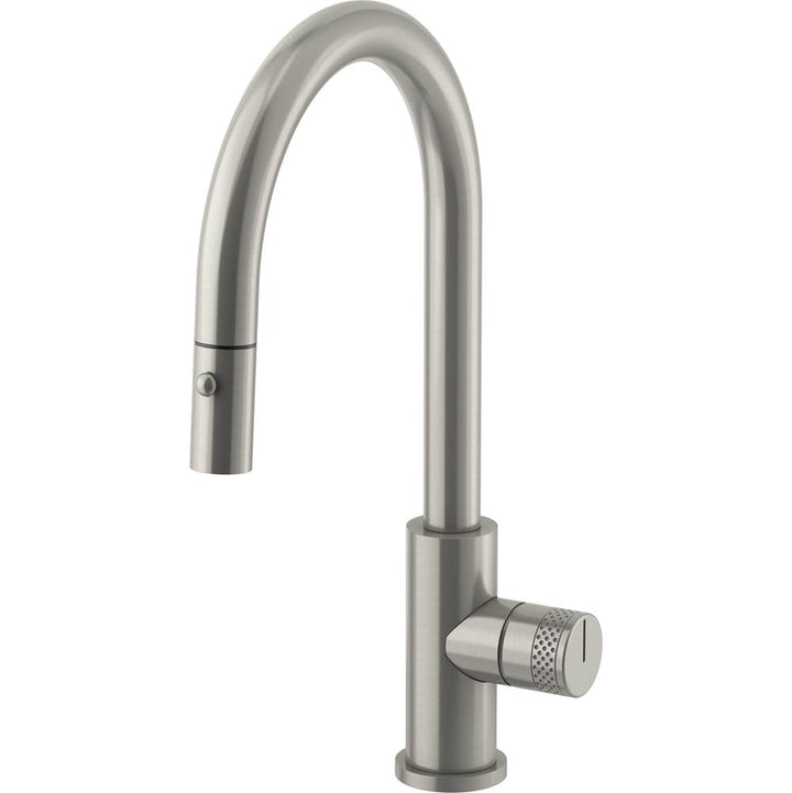 California Faucets Coto Pull-Down Kitchen Faucet with Button Sprayer