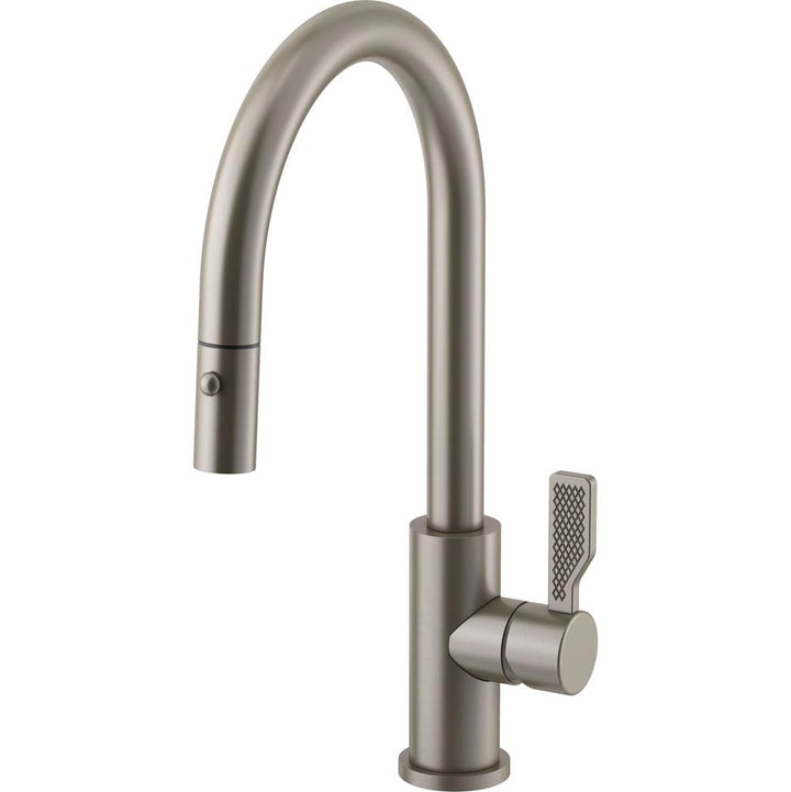 California Faucets Coto Pull-Down Kitchen Faucet with Button Sprayer