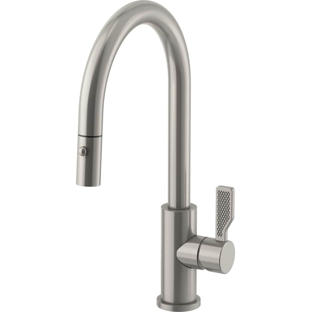 California Faucets Coto Pull-Down Kitchen Faucet with Button Sprayer