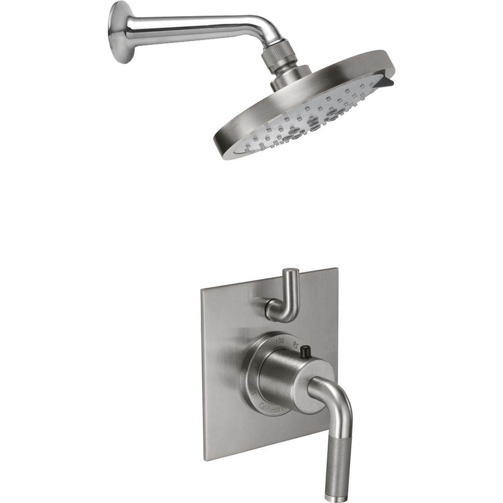California Faucets StyleTherm 1/2" Thermostatic Shower System with Single Showerhead