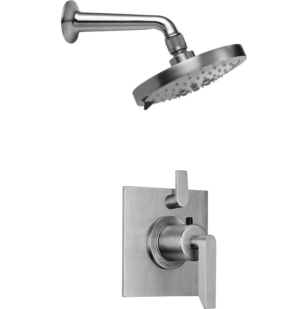 California Faucets StyleTherm 1/2" Thermostatic Shower System with Single Showerhead
