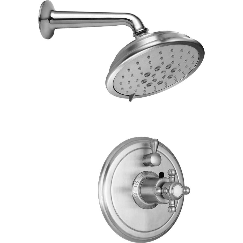 California Faucets StyleTherm 1/2" Thermostatic Shower System with Single Showerhead