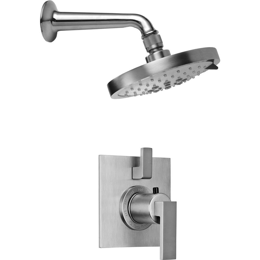 California Faucets StyleTherm 1/2" Thermostatic Shower System with Single Showerhead