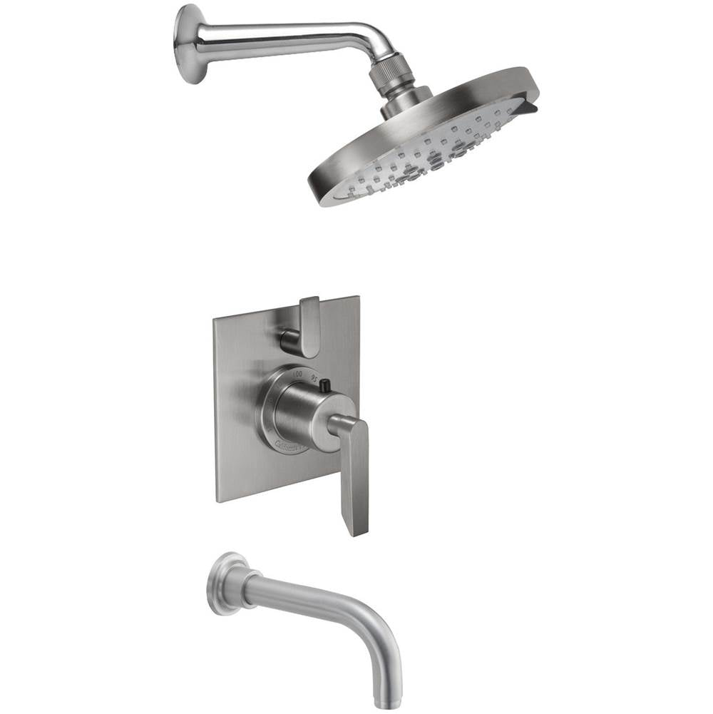 California Faucets StyleTherm 1/2" Thermostatic Shower System with Showerhead and Tub Spout