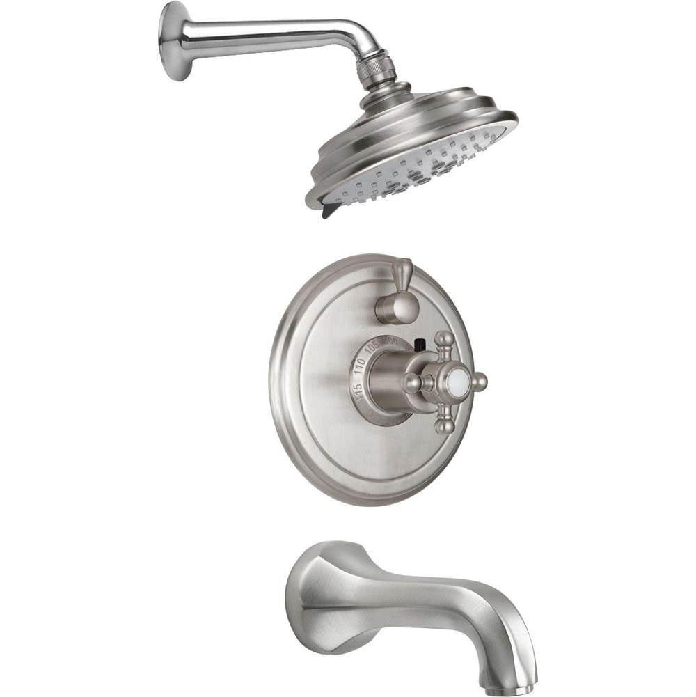 California Faucets StyleTherm 1/2" Thermostatic Shower System with Showerhead and Tub Spout