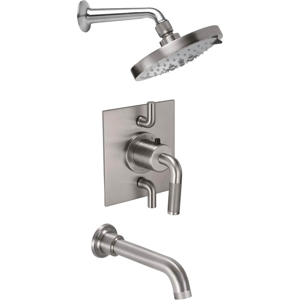 California Faucets StyleTherm 1/2" Thermostatic Shower System with Showerhead and Tub Spout