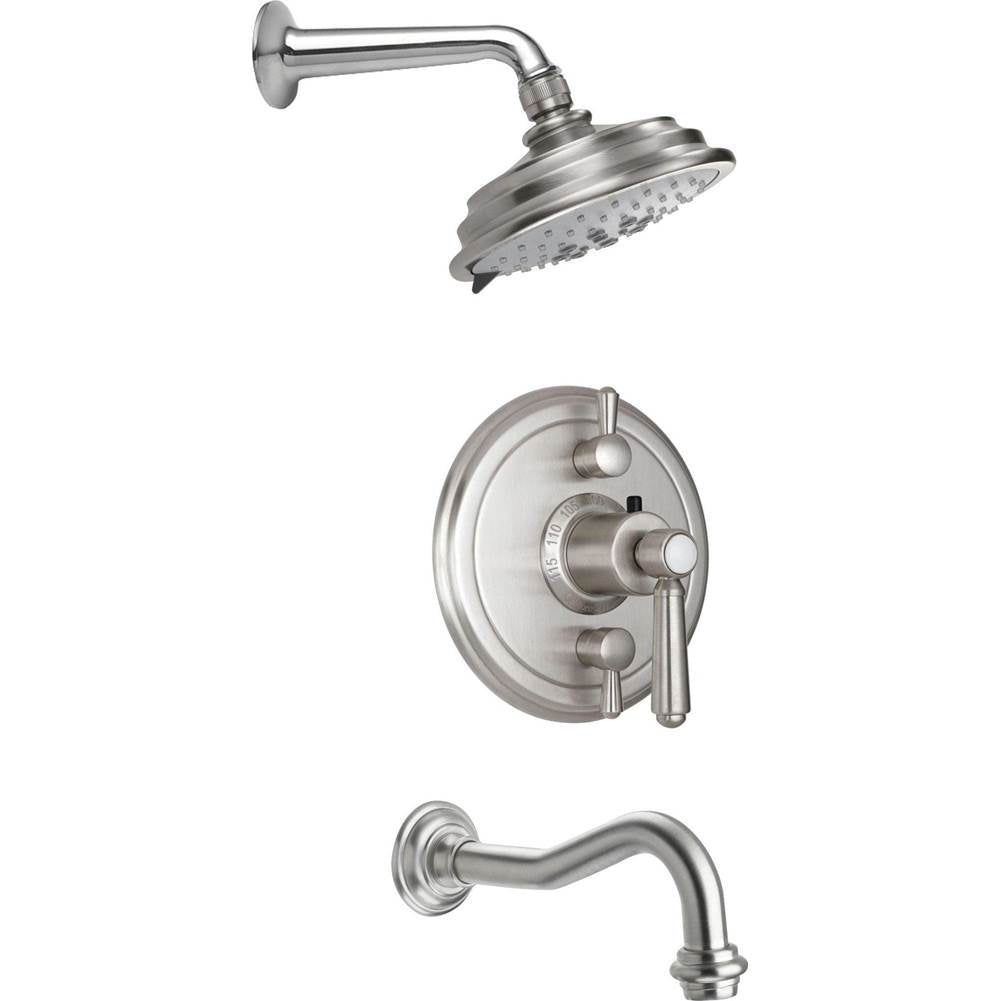California Faucets StyleTherm 1/2" Thermostatic Shower System with Showerhead and Tub Spout