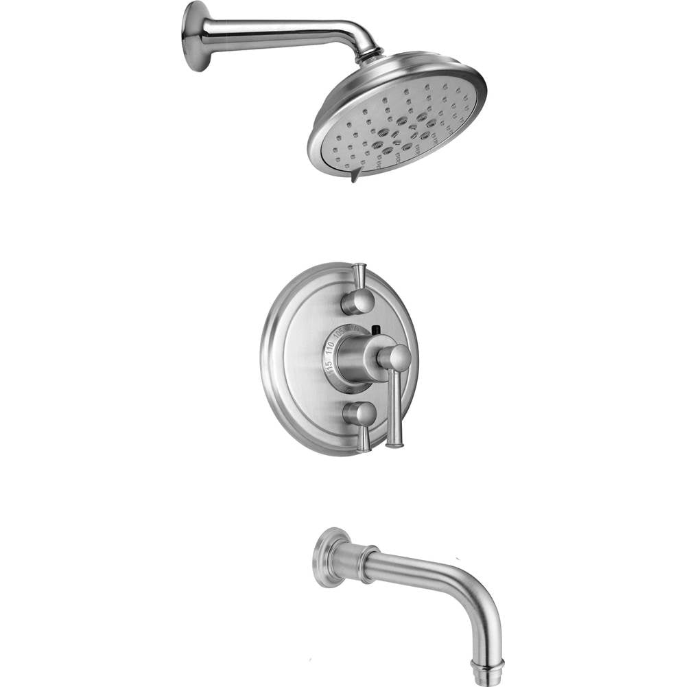 California Faucets StyleTherm 1/2" Thermostatic Shower System with Showerhead and Tub Spout