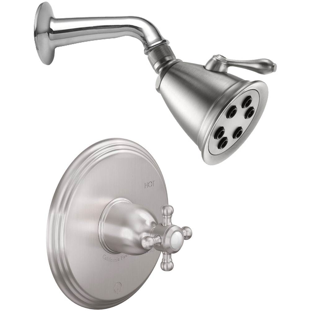 California Faucets Pressure Balance Shower System with Single Showerhead