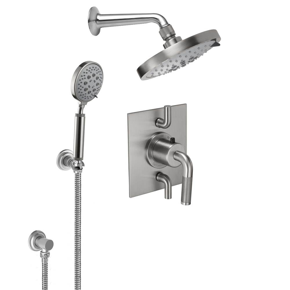 California Faucets StyleTherm 1/2" Thermostatic Shower System with Showerhead and Handshower