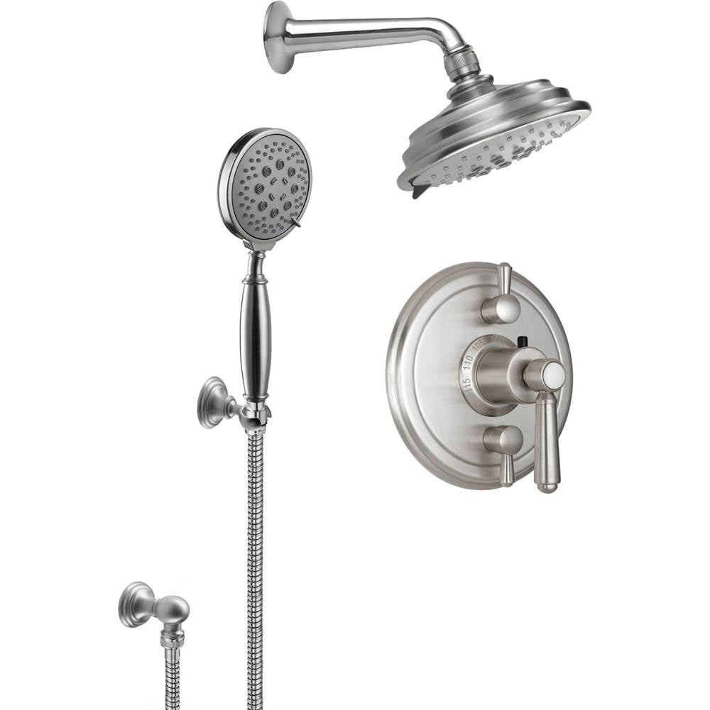 California Faucets StyleTherm 1/2" Thermostatic Shower System with Showerhead and Handshower