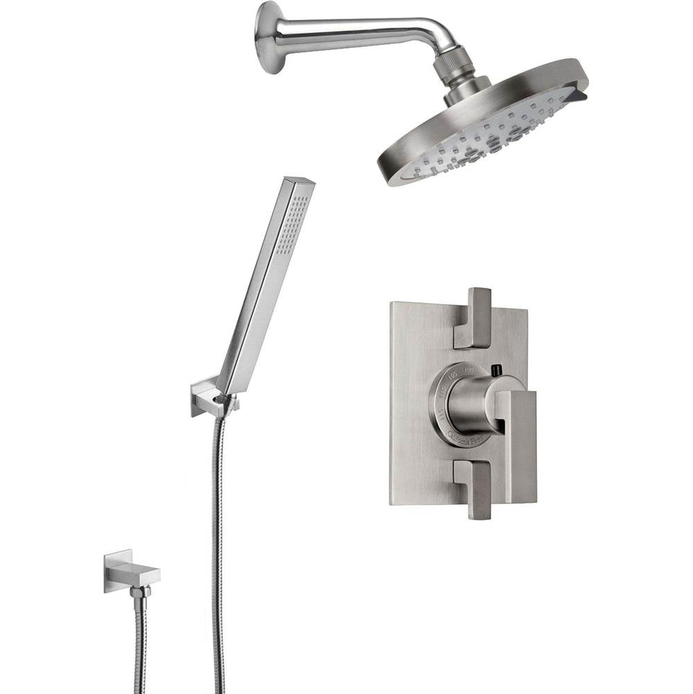 California Faucets StyleTherm 1/2" Thermostatic Shower System with Showerhead and Handshower