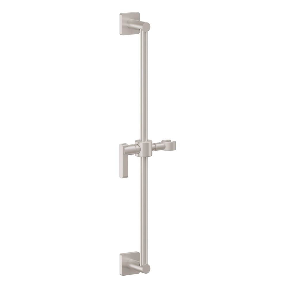 California Faucets Wall Mounted Slide Bar Quad Base