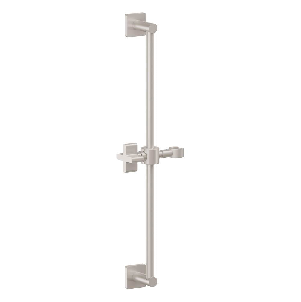 California Faucets Wall Mounted Slide Bar Quad Base